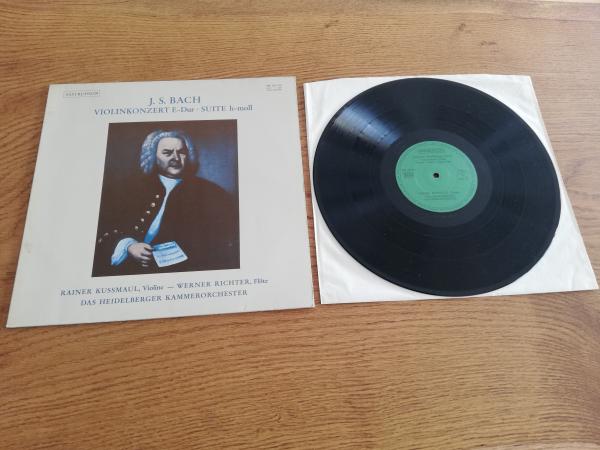 J.S.Bach Violinkonzert E-Dur Suite h-moll Sastruphon SM 007 010 Deutsche Pressung VG+/VG+